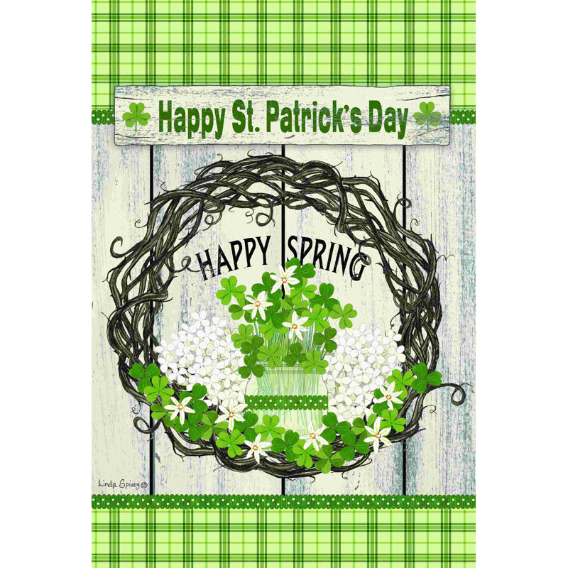 Joyeuse Saint-Patrick 2884677, H 18 po x l 12 po