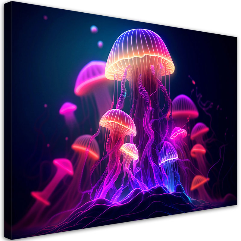 Neon - No Frame Print on Canvas
