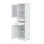 Maximize Storage With Tall Bathroom Storage Cabinet, Adjustable Shelves And Glass Doors-1346922686