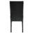 LUMERA Collection Parsons Dining Chairs Set of 4, Upholstered Faux Leather Side Chairs with Nailhead Trim and Solid Wood Legs, Black-97867336