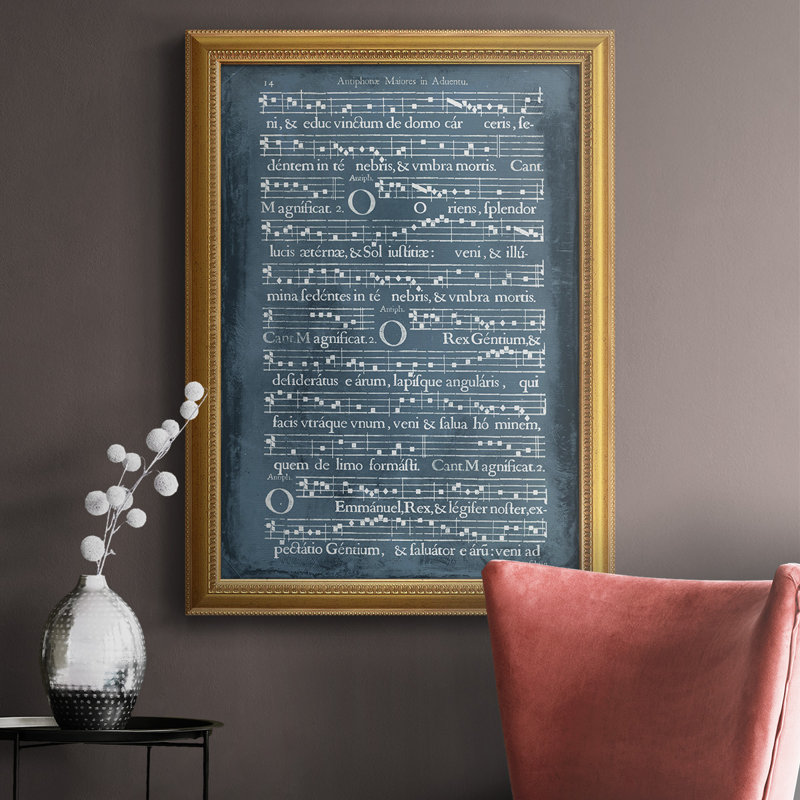 «Graphic Songbook IV», reproduction sur toile encadrée, L 24 po x H 36 po