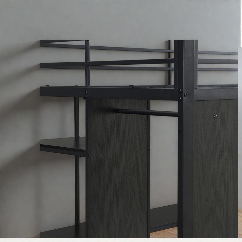 Lits avec rangement peu encombrants, bureau en mezzanine en panneau de fibres à densité moyenne et dortoir moderne