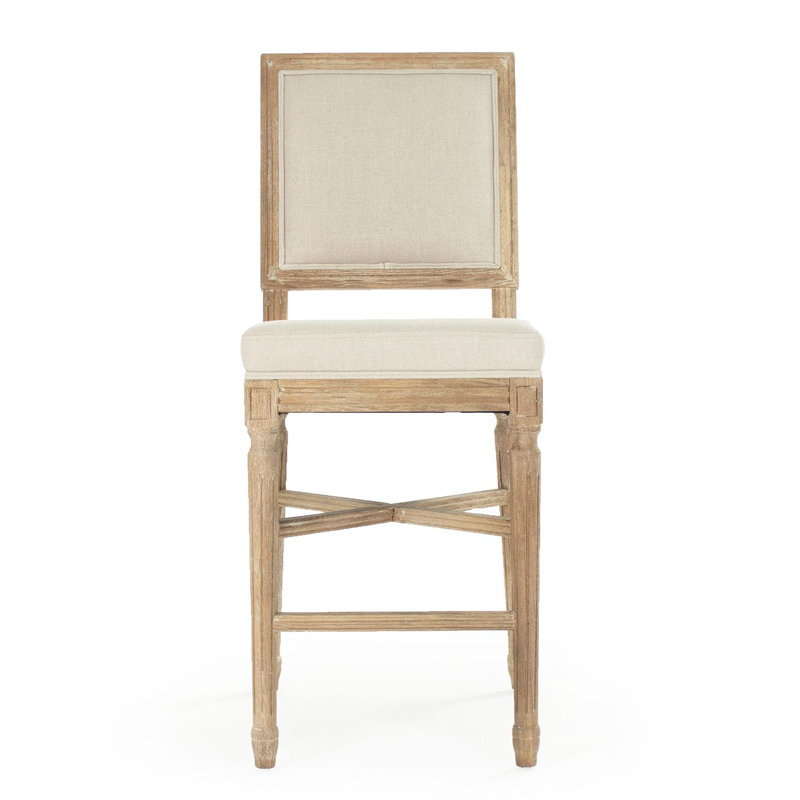 Bodil Yes Stool with Solid Wood Frame, Counter Stool (24.75" Seat Height)