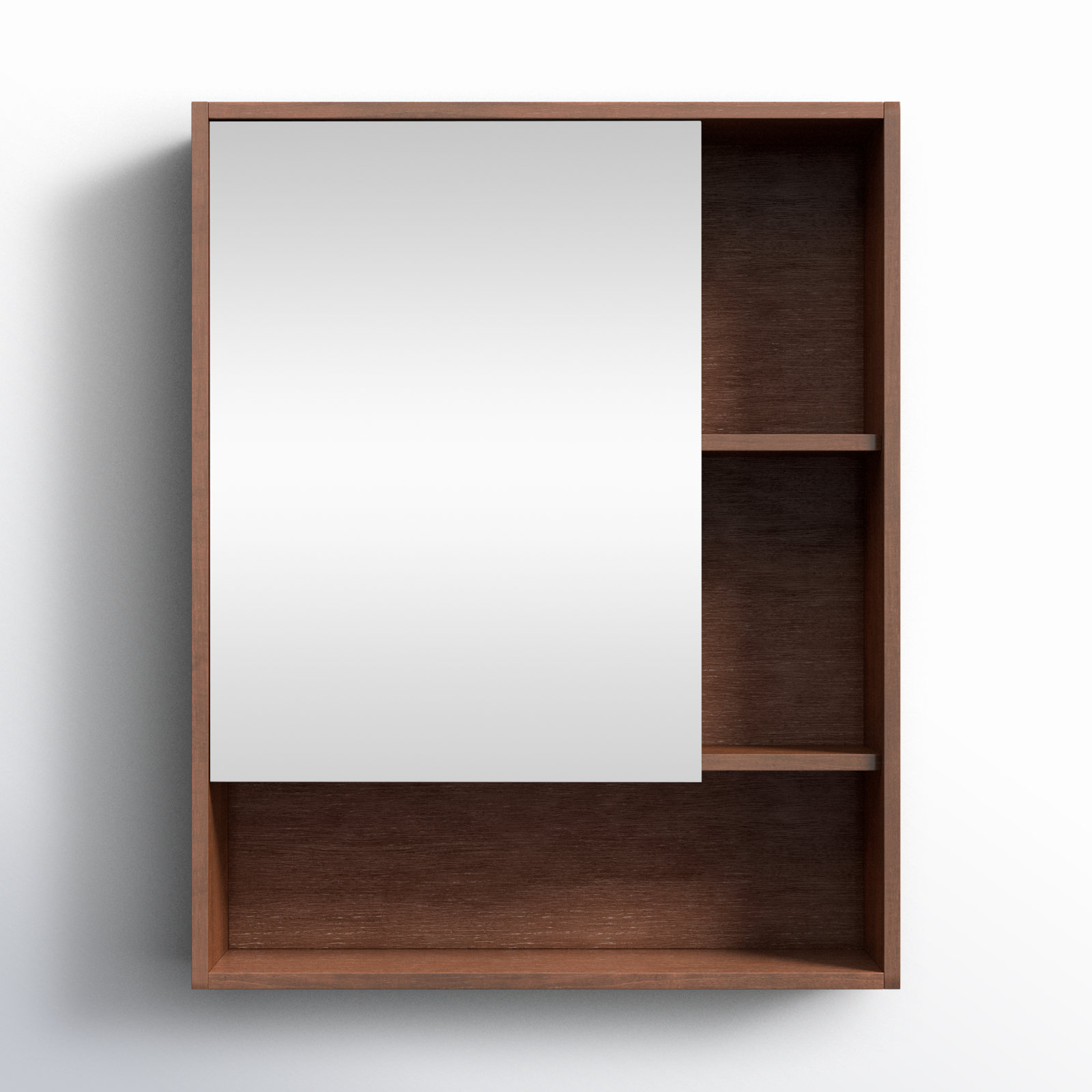 Jensen Surface Medicine Cabinet, Walnut, Left