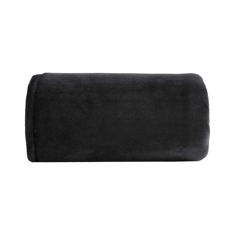 Couverture réversible Eddie Bauer, Lit simple, Noir