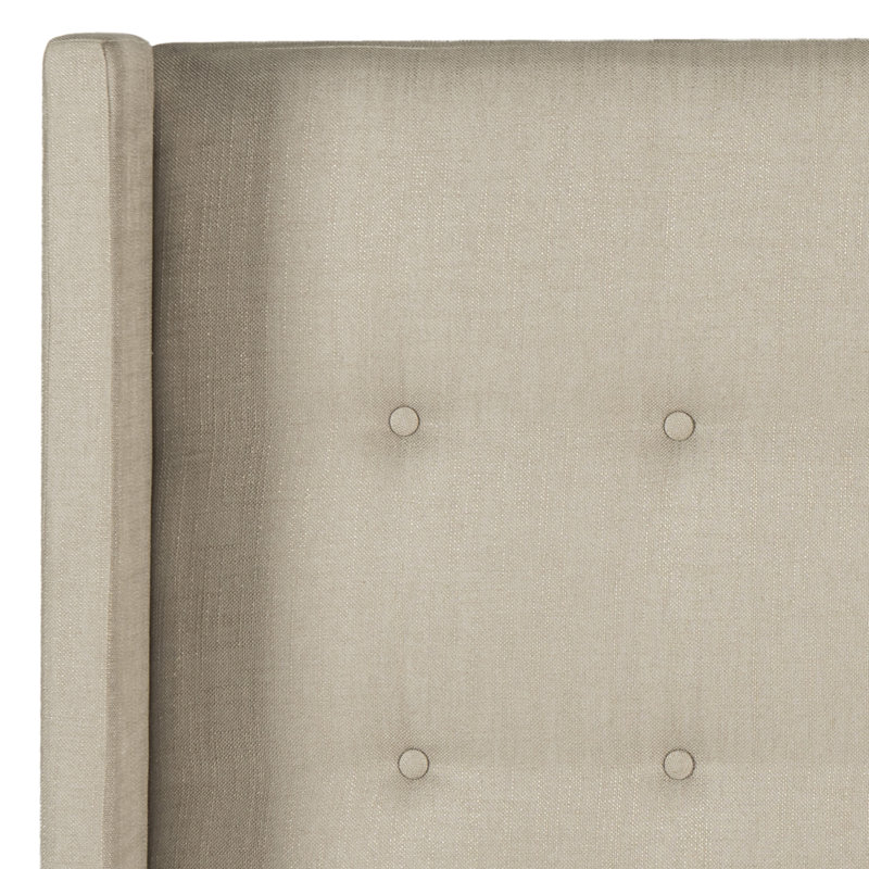 Davin Upholstered Headboard, Twin, Oyster
