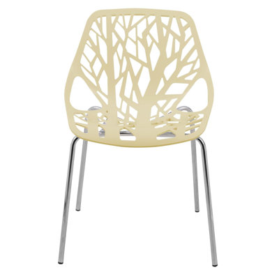 Side Chair with Chromed Legs