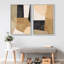 «Modern Geometric Minimalist Abstract Shape», 2 pièces sur toile-99016214-99016215