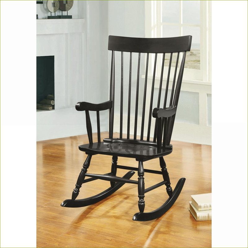  Chaise berçante en bois synthétique Arlo