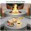 Round Propane Smokeless Fire Pit