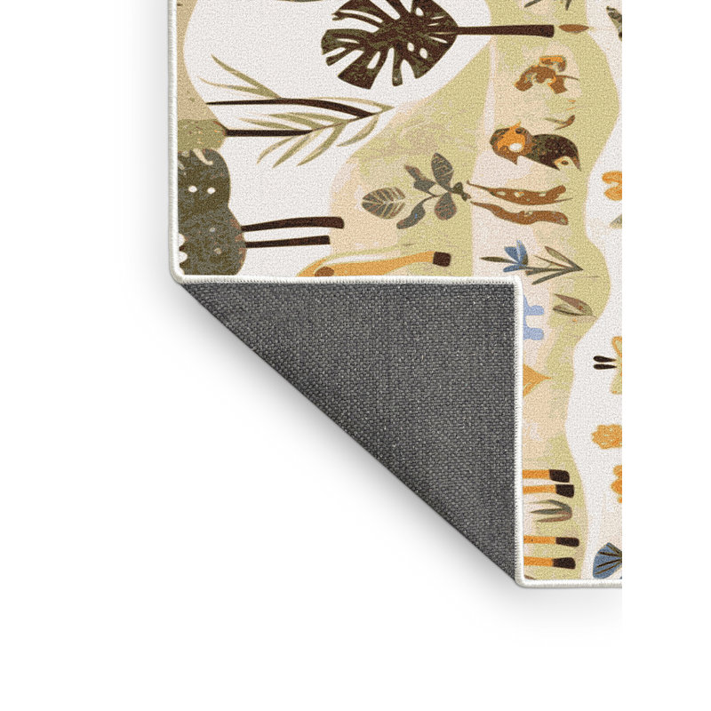 Tapis pour enfants East Urban Home, Rectangulaire 2 pi x 3 pi