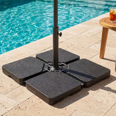 Base de parasol autoportante en PEHD de 256 lb