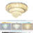 Modern Flush Mount Crystal Ceiling Light