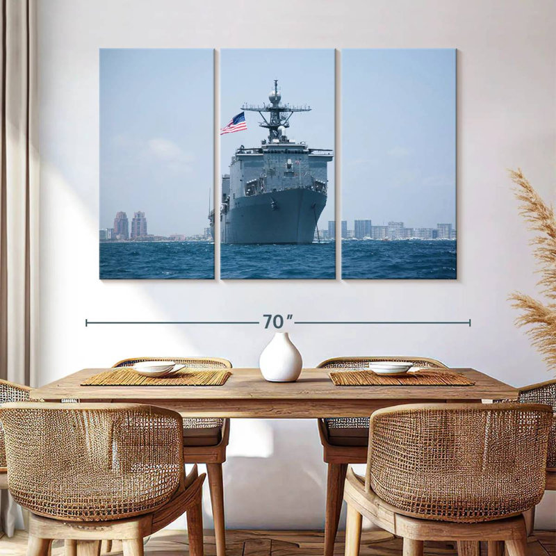 Navire USS Gunston Hall, H 42 po x l 65 po