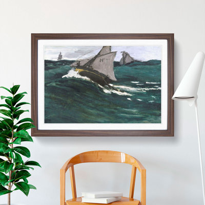 The Green Wave by Claude Monet - Picture Frame Painting