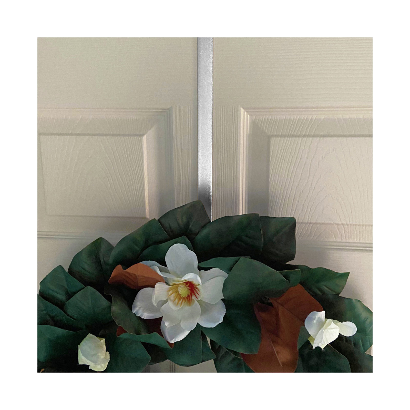 Dual-Sided Wreath Hanger, Silver