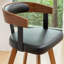 Tabourets de bar pivotants en cuir Modern-2105635185-2105635187