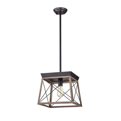 Luminaire suspendu géométrique à 1 lumière unique