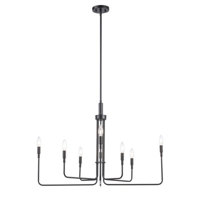 Lustre chandelier 8 lumières Juniper