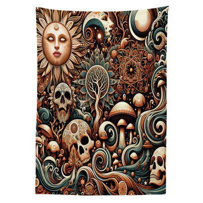 Kile Rectangle No Pattern Microfiber Tablecloth
