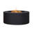 AEGEAN 36" Round Steel Propane or Natural Gas Fire Pit Table by Real Flame-83911007