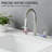 2-Handle Modern Bathroom Sink Faucet with Deck Mount-124794807