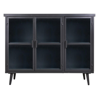 Kenny 102cm Solid Wood Sideboard