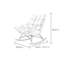 Fauteuil à bascule Home Light Luxury