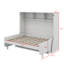 Lit escamotable double avec bureau