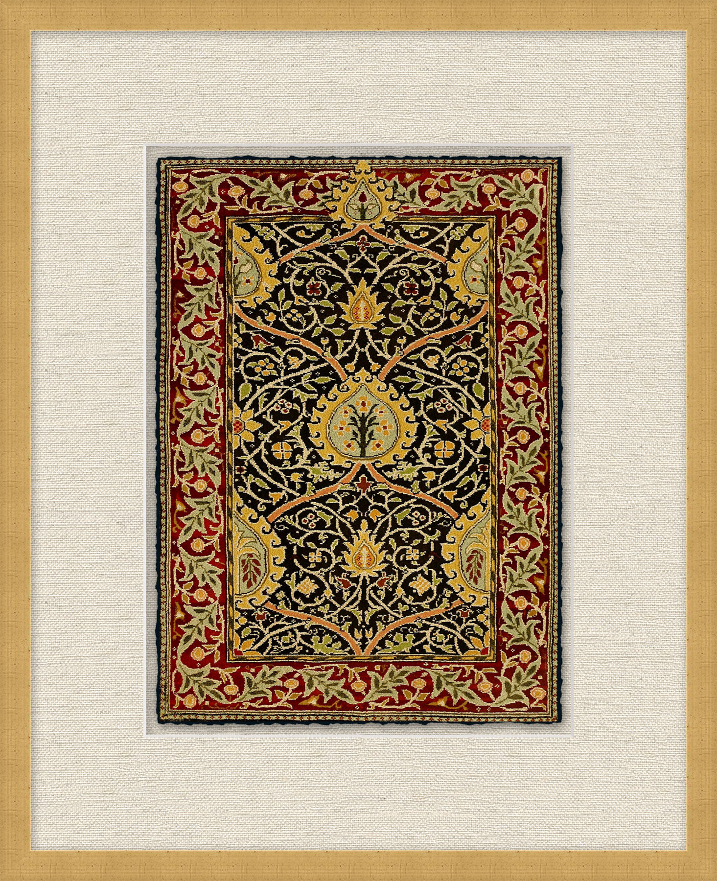 Wendover Art Group Persian Pattern 4 - Picture Frame Painting | Wayfair