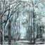 «Summertime Blues Light» par Studio Arts, reproduction d'art sur toile-81104618-81104622