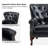 Ansumana 31.5" W Genuine Leather Wingback Club Chairs with Nailhead Trim (Set of 2)-175209979