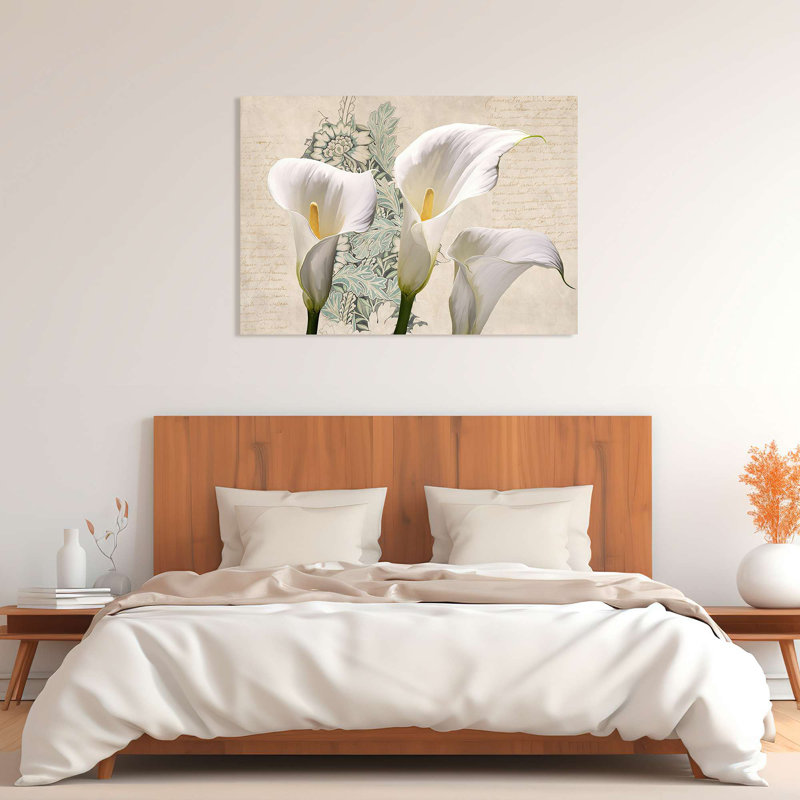 " Panel: Three Callas" By Elena Dolci, 40cm H x 60cm W