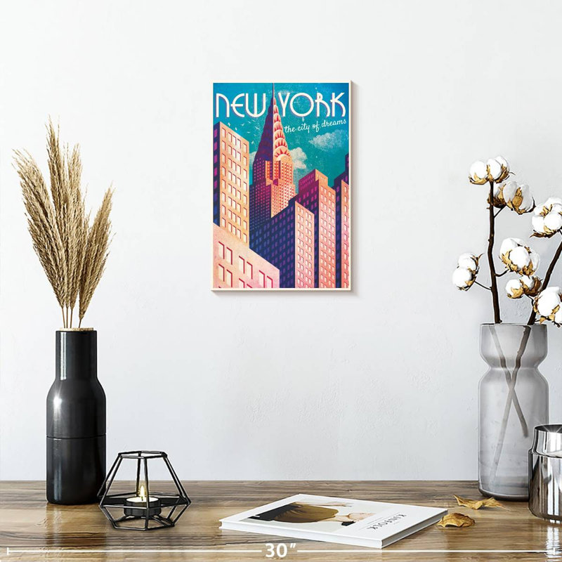 New York City of Dreams, H 12 po x l 8 po
