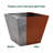 Robynn Metal Pot Planter-845074679