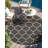 Bartman Geometric Black/Beige Indoor/Outdoor Area Rug-1892306344
