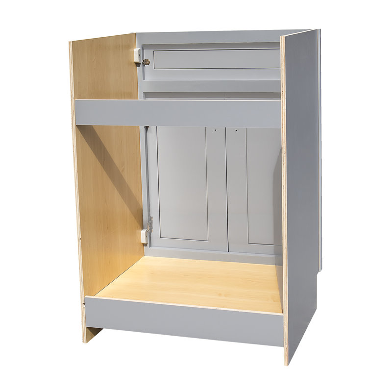 Hallatrow 24" Shaker Gray Bathroom Vanity Cabinet