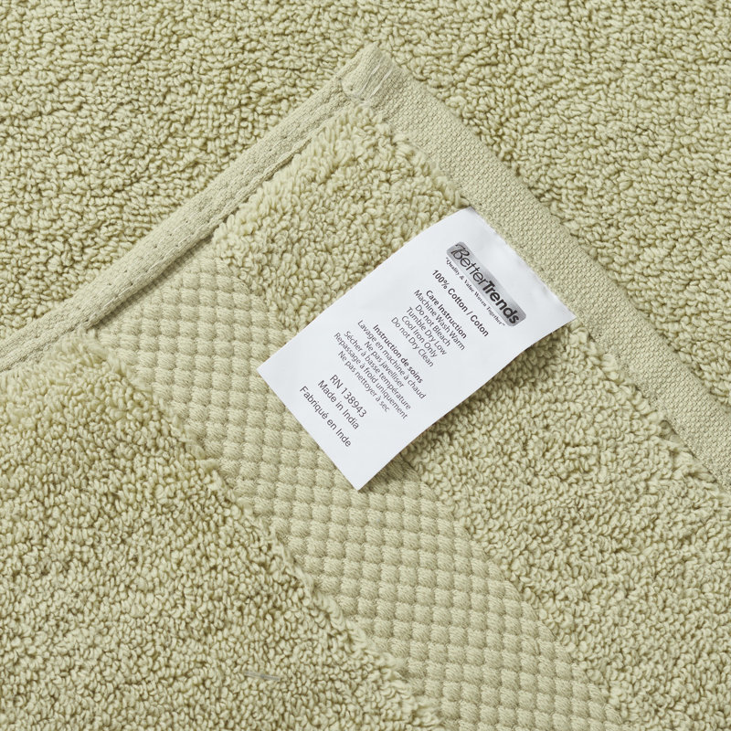 Splash 100% Cotton Zero Twist Hand Towel Set, 550 GSM Soft Absorbent Hand Towels for Bathroom, Spa & Daily Use, OEKO-TEX Certified, 4 Pack, Sage