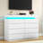 8 Drawer Dresser For Bedroom With Charging Station, LED Light-1982824902