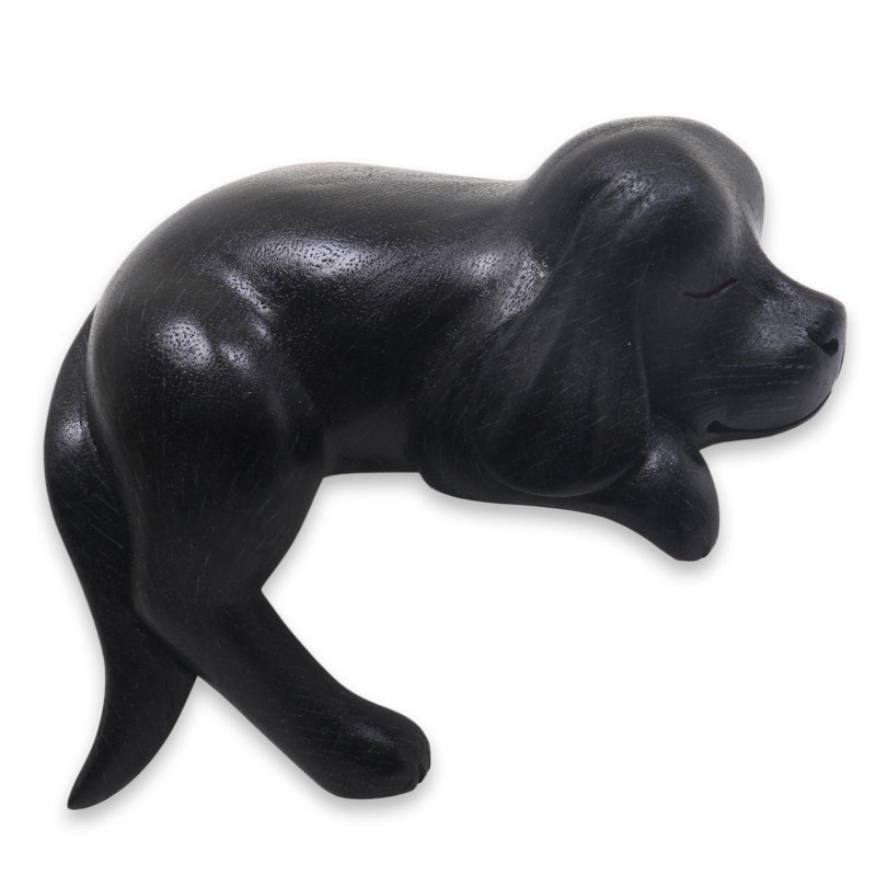 Figurine Edan Wood Cocker Spaniel, Noir