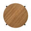 Table basse à finition ouverte noyer 1pc