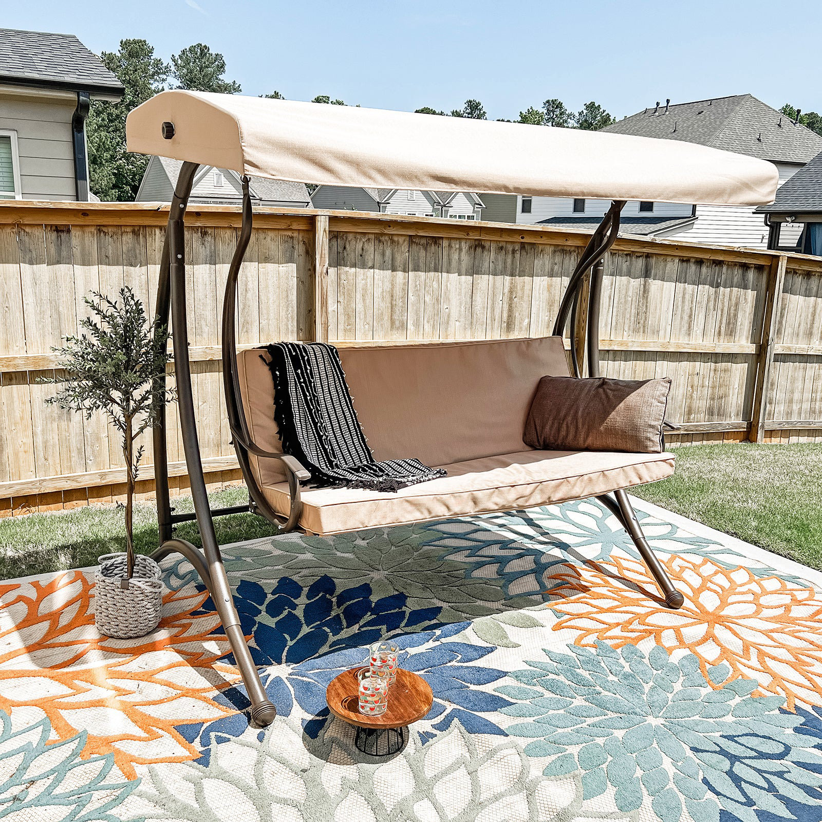 Carl Porch Swing with Canopy