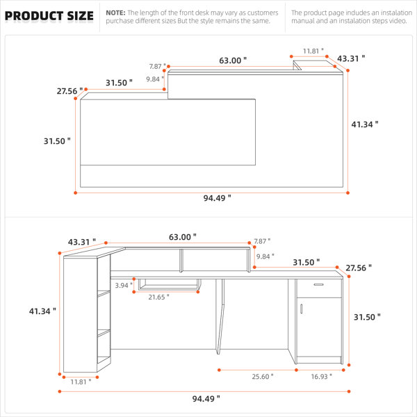 Dimensions du produit