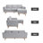 Inayat 84" W Reversible Sectional Sofa with Chaise-361666945