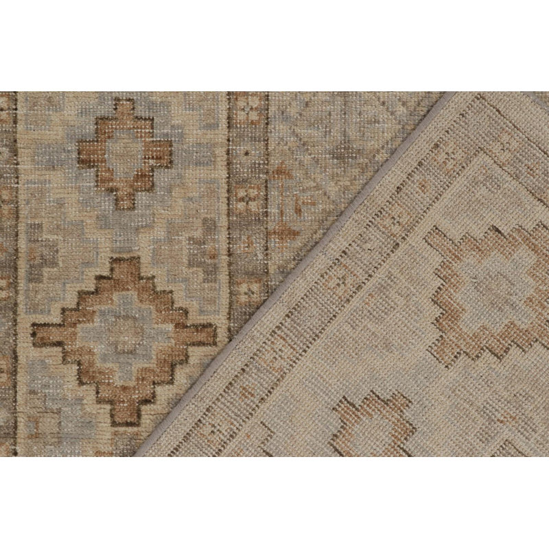 Distressed Homage Handmade Kilim Wool Geometric Area Rug, Rectangle 9' x 12'
