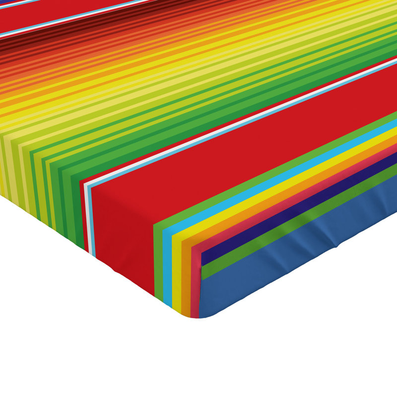 Multicolore drap-housse Ambesonne Rainbow, Drap-housse de taille simple