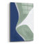 «Blue Green Abstract 3» par Danhui Nai, art mural en verre acrylique-1887833253