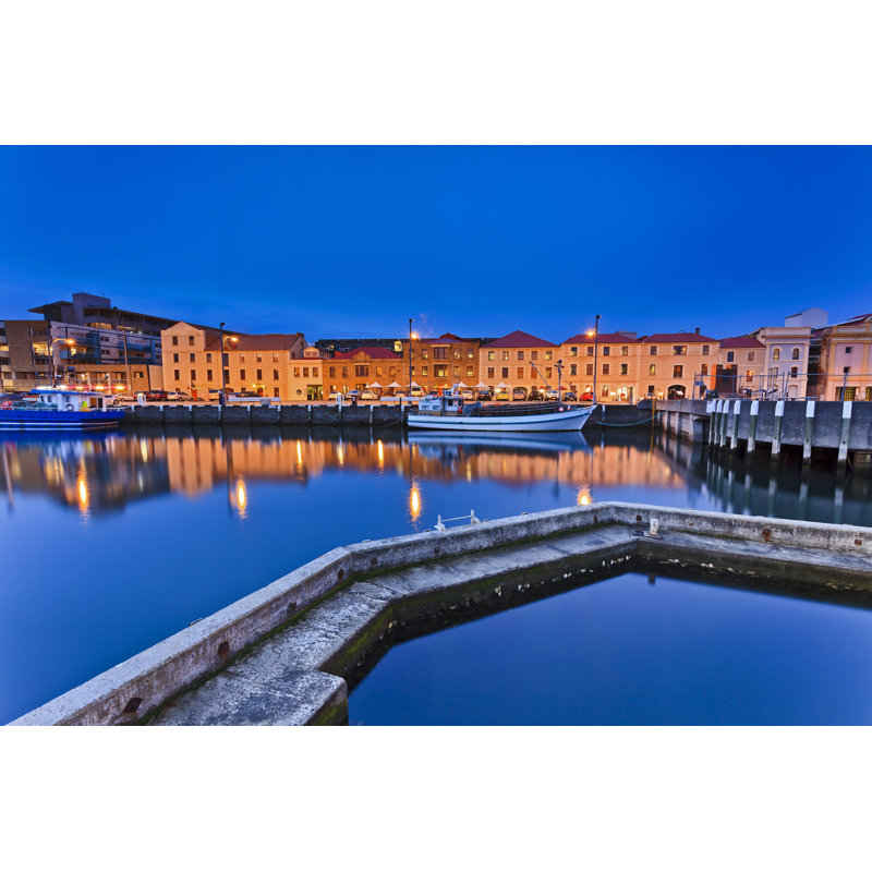 Hobart Cove Houses by Zetter - Wrapped Canvas Print, 61cm H x 91cm W