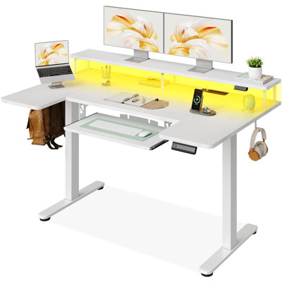 Adjustable Height Computer Desk