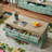 American-style painted coffee table